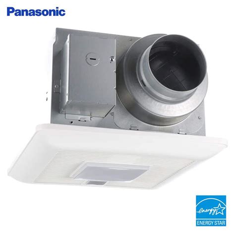 fan light combo with moisture meter|Panasonic WhisperSense DC fan.